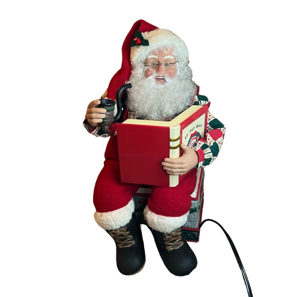 Grandeur Noel Animated Story Santa Vintage 1995 Christmas Sound